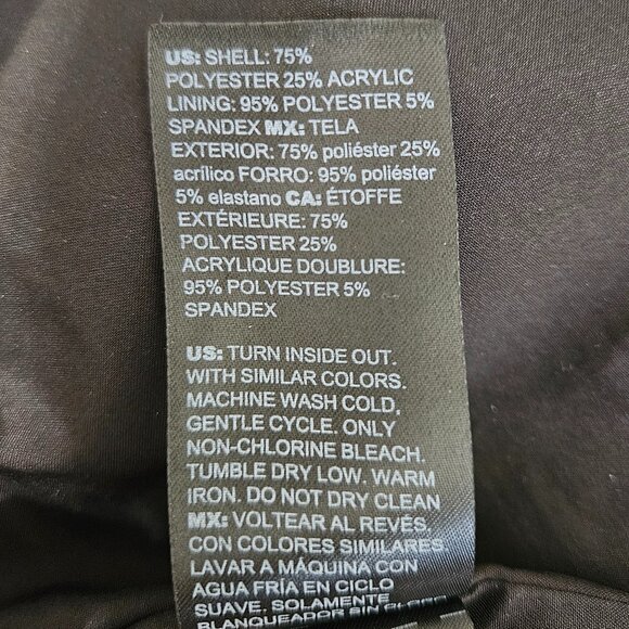 WHBM Houndstooth Checkered Boot Pencil Skirt - Picture 13 of 13